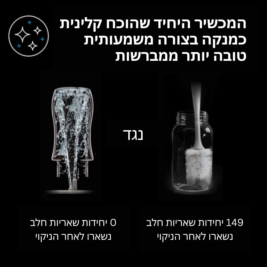 ™Vazriel | שוטף בקבוקים מקצועי