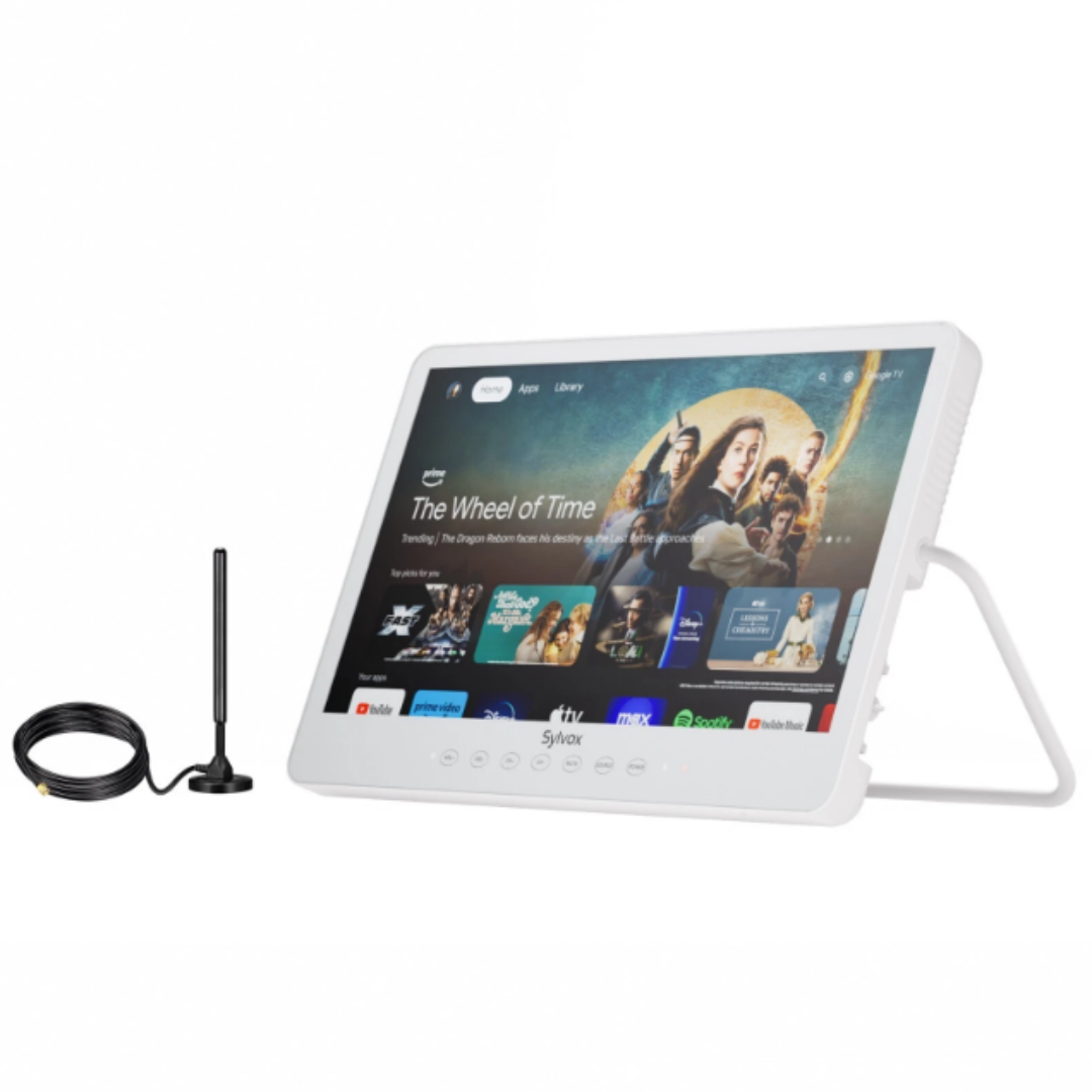 ™Inovra | טלוויזיה חכמה 15.6'' עמידה למים – 12V, סוללה 10000mAh